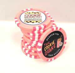 Cookie Monstah Poker Chip Gift Tokens